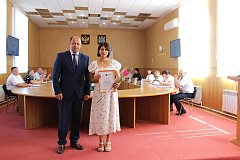 Благодарность Губернатора Саратовской области - Людмиле Антоновой и Екатерине Бадановой