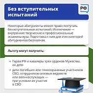 Поступление в вуз и колледж: льготы для участников СВО и их детей 