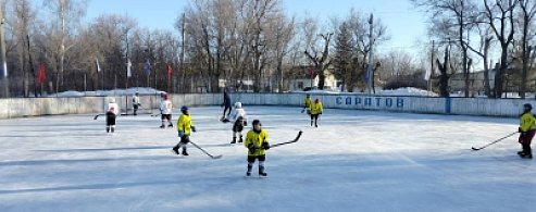 Турнир по хоккею с шайбой "Доблесть России" прошел в Бартеневке