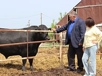 Рабочий выезд в КФХ «Зибарева С.А.»: курс на развитие мясного животноводства